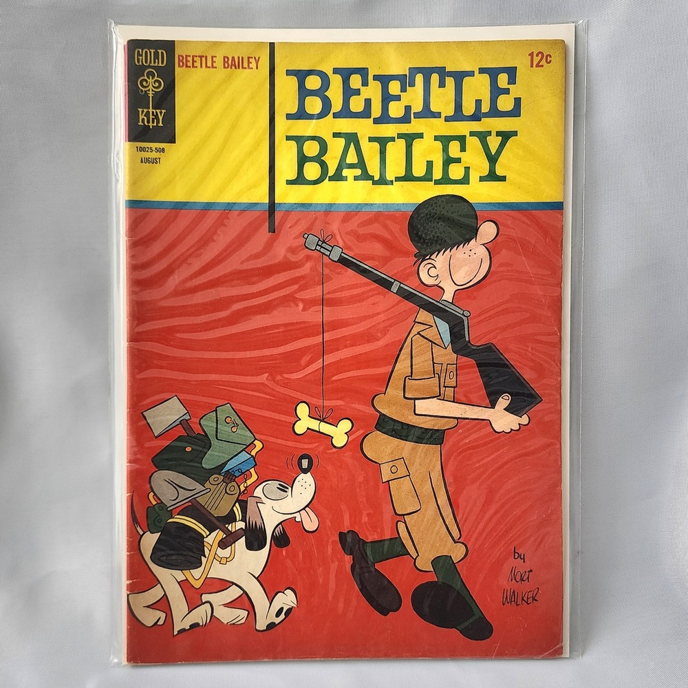 Beetle Bailey Comic Book Gold Key August 1968‎ Vintage Collectible Mort Walker